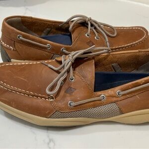 Sperry Men's Tan Leather Boat Shoes - NWT